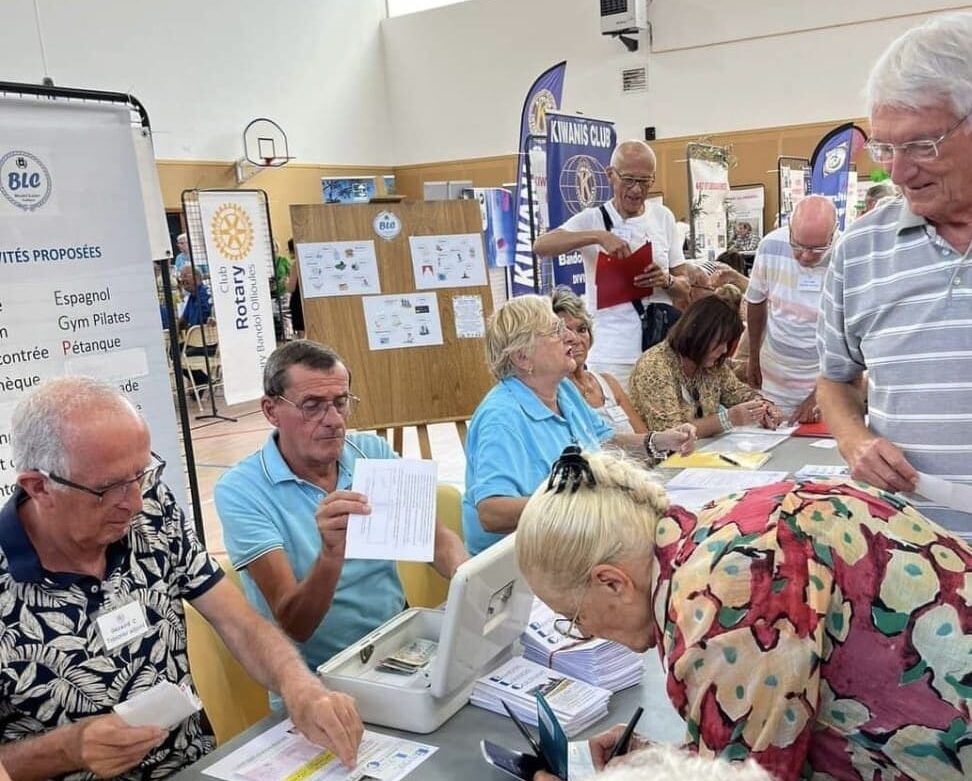 les adhérents de BLC au forum des association